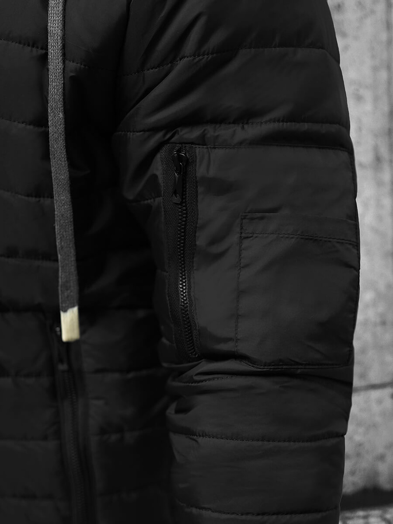 Veste Homme Noir OZONEE JS/8M985/392