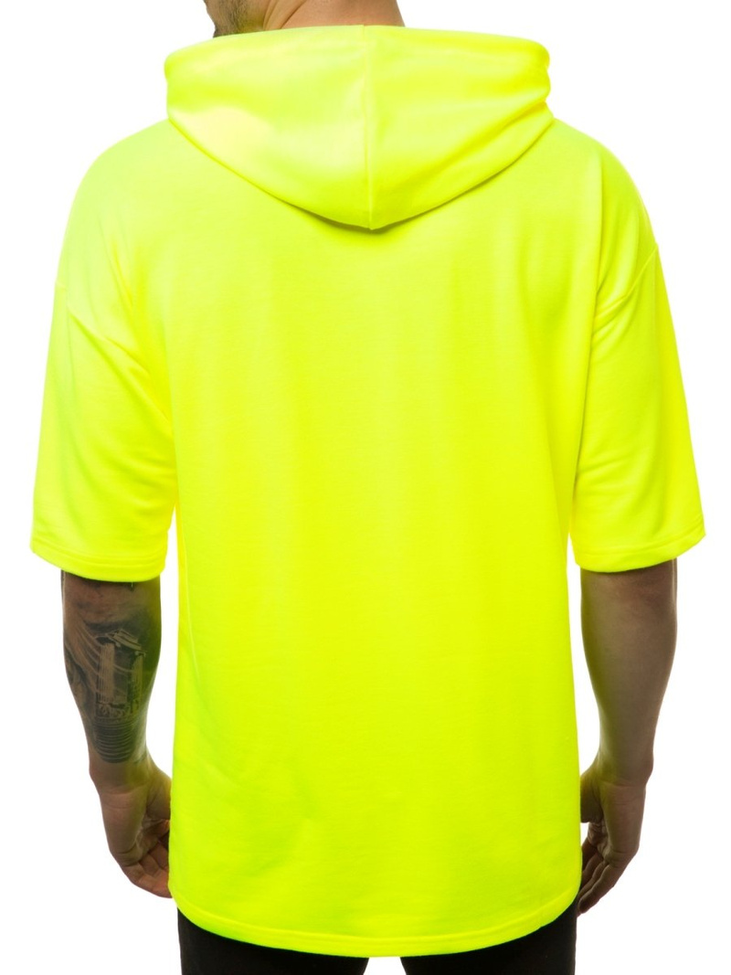 Sweatshirt Homme Néon Jaune OZONEE MACH/1183
