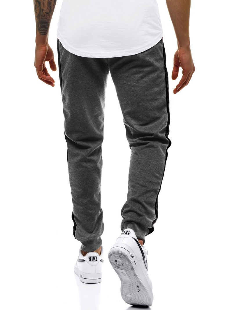 Pantalon de survêtement Homme Gris foncé et noir OZONEE JS/JZ11006