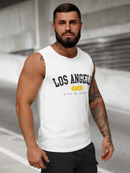 T-shirt Homme Blanc OZONEE JS/8B1715/1Z