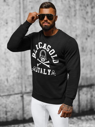 Sweatshirt Homme Noir OZONEE NB/MF2013