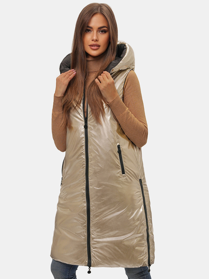 Gilet femme réversible noir OZONEE O/H1121/99