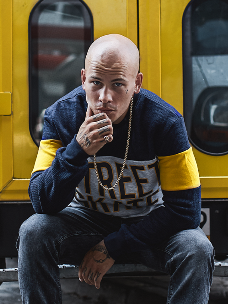 Sweatshirt Homme Bleu foncé OZONEE JS/KS1901Z