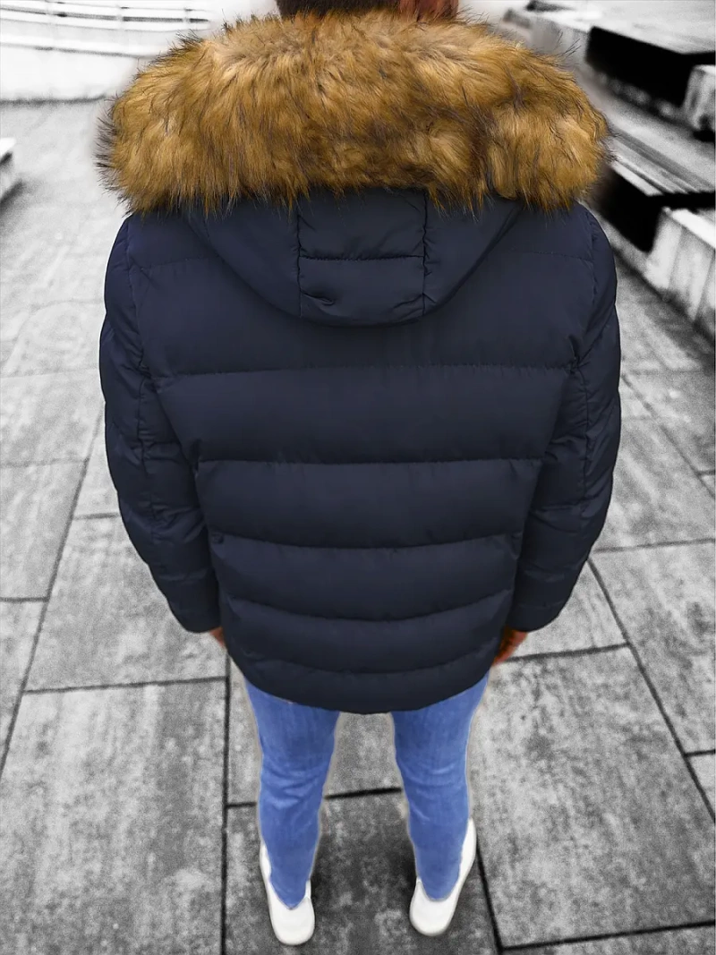 Veste Homme Bleu Foncé OZONEE JS/M8107