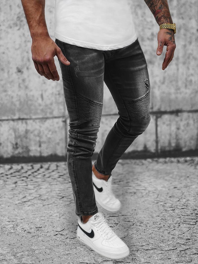 Jean Homme gris foncé OZONEE NB/MP0028GZ