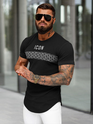 T-shirt Homme Noir OZONEE O/B1215