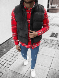 Veste sans manches Homme Noir OZONEE E/3950