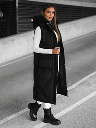 Gilet femme noir OZONEE JS/5M3166/392Z