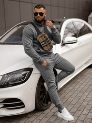 Survêtement Homme Gris Foncé OZONEE JS/68C10385/5Z