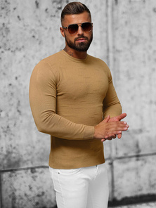Pullover Homme Beige OZONEE O/ZZ190131