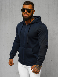Sweatshirt Homme Bleu marine OZONEE JS/2008Z