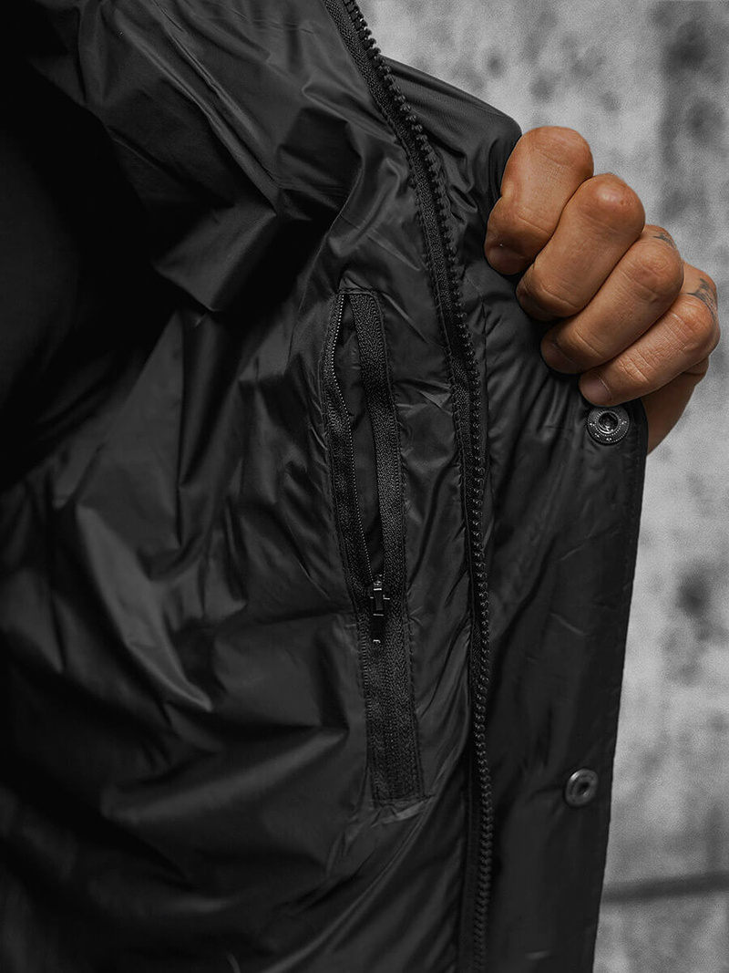 Veste Homme Noir OZONEE JS/5M3102/392