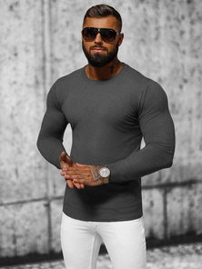 Pullover Homme Gris Foncé OZONEE NB/MMB602/3Z