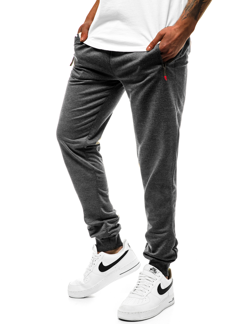 Pantalon de survêtement Homme Gris foncé JS/XW032S