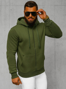 Sweatshirt Homme Kaki OZONEE JS/2008Z