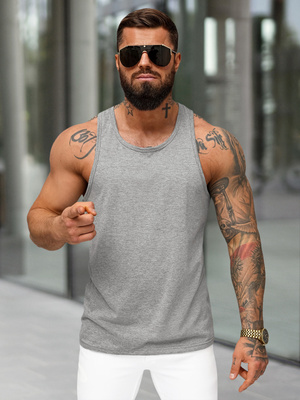 Débardeur Homme Gris Foncé OZONEE JS/99002Z
