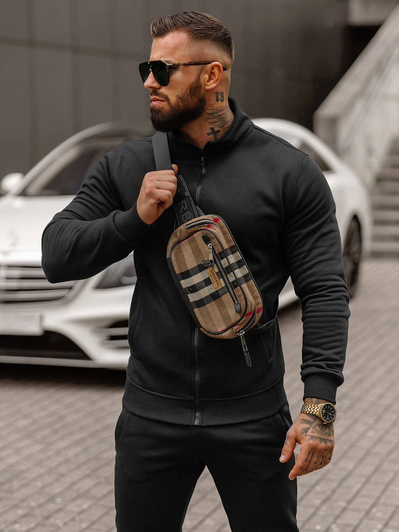 Survêtement Homme Noir OZONEE JS/68C10385/3Z