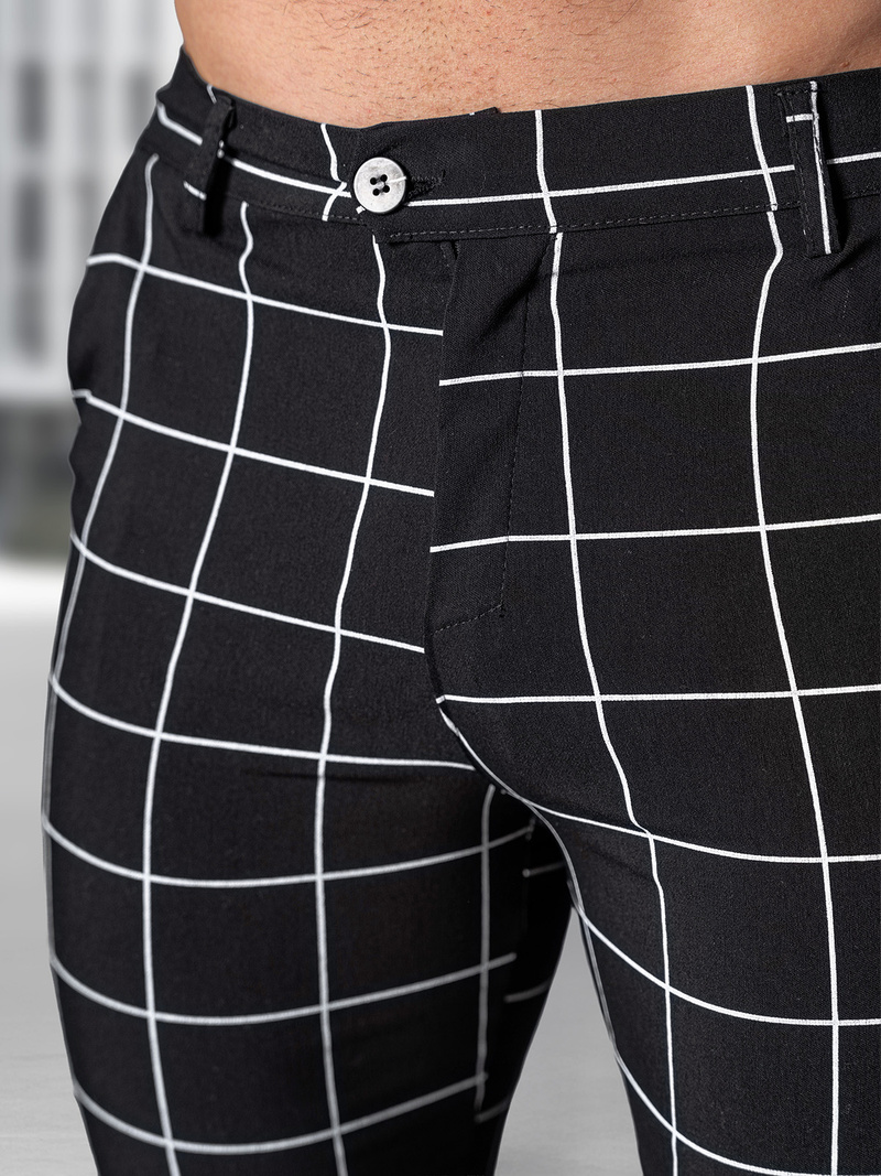 Pantalon Chino Homme Noir OZONEE O/P4009Z