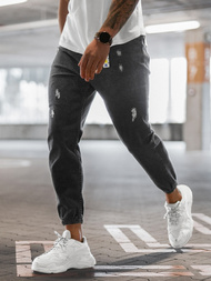 Pantalon Jogger Homme Gris Foncé OZONEE DO/6108/5