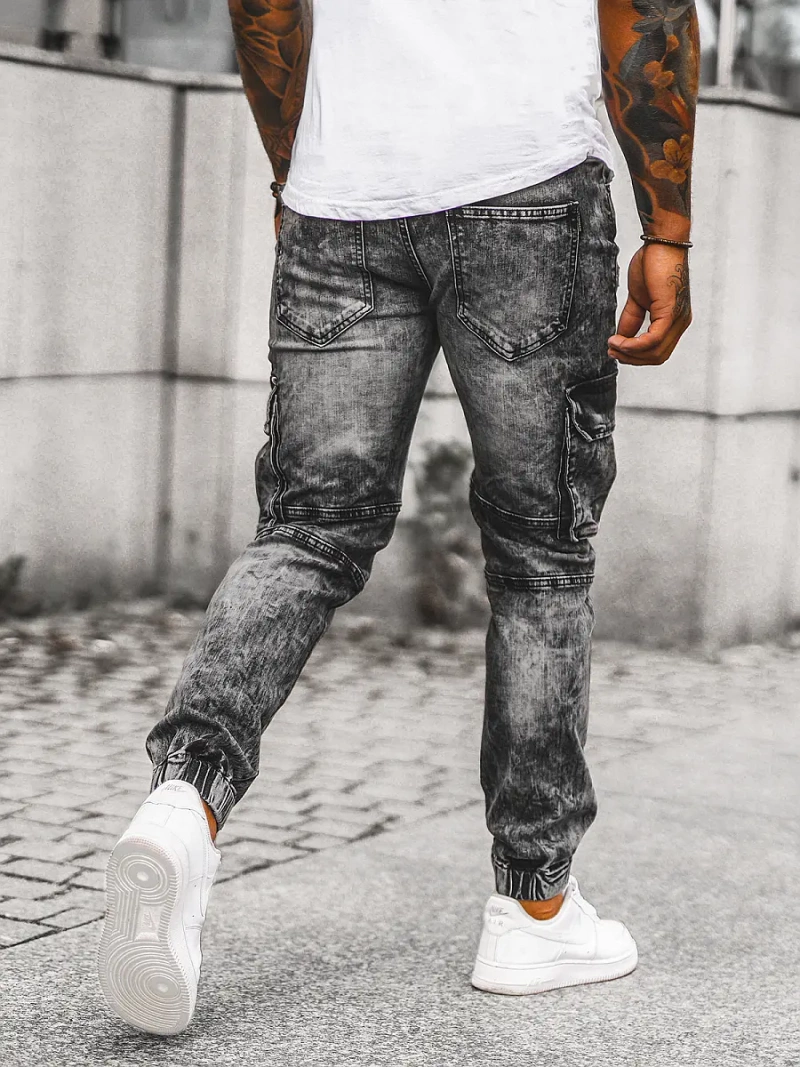 Pantalon Jogger Homme Noir OZONEE NB/MP0112N