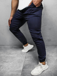 Pantalon Chino Homme Bleu foncé OZONEE DJ/5539