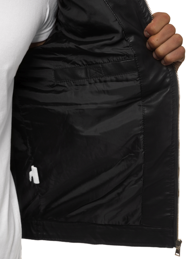 Veste Homme Noir OZONEE JB/JP1129