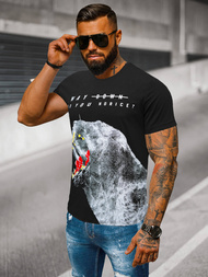 T-shirt Homme Noir OZONEE O/T127/3Z