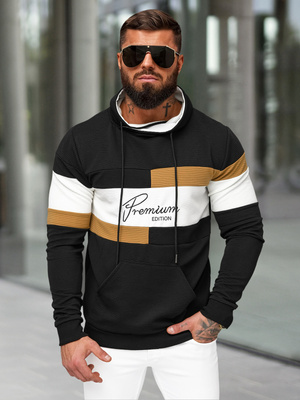 Sweatshirt Homme Noir OZONEE O/B7524Z