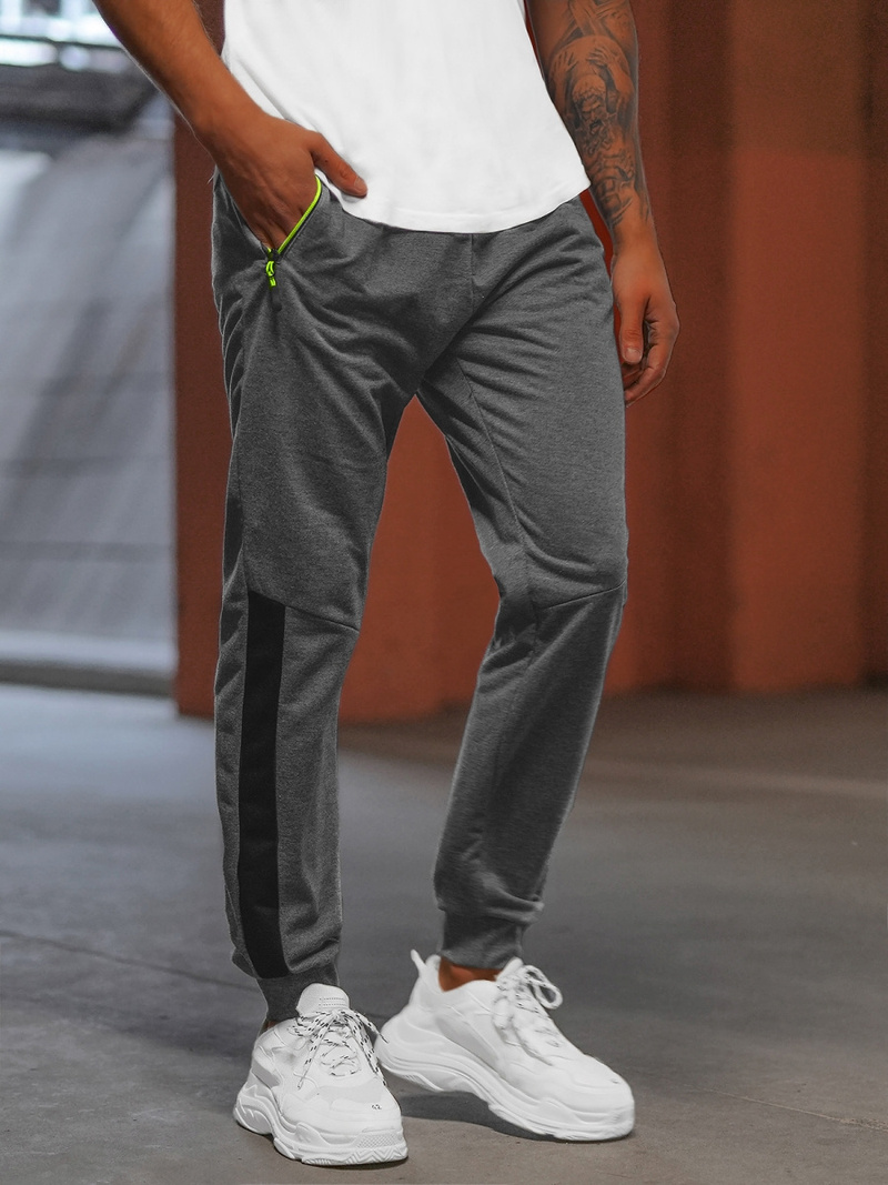 Pantalon de Survêtement Homme Gris Foncé OZONEE JS/68K10356Z