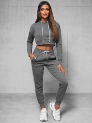 Ensemble de survêtement deux pièces gris foncé OZONEE JS/8C67/5