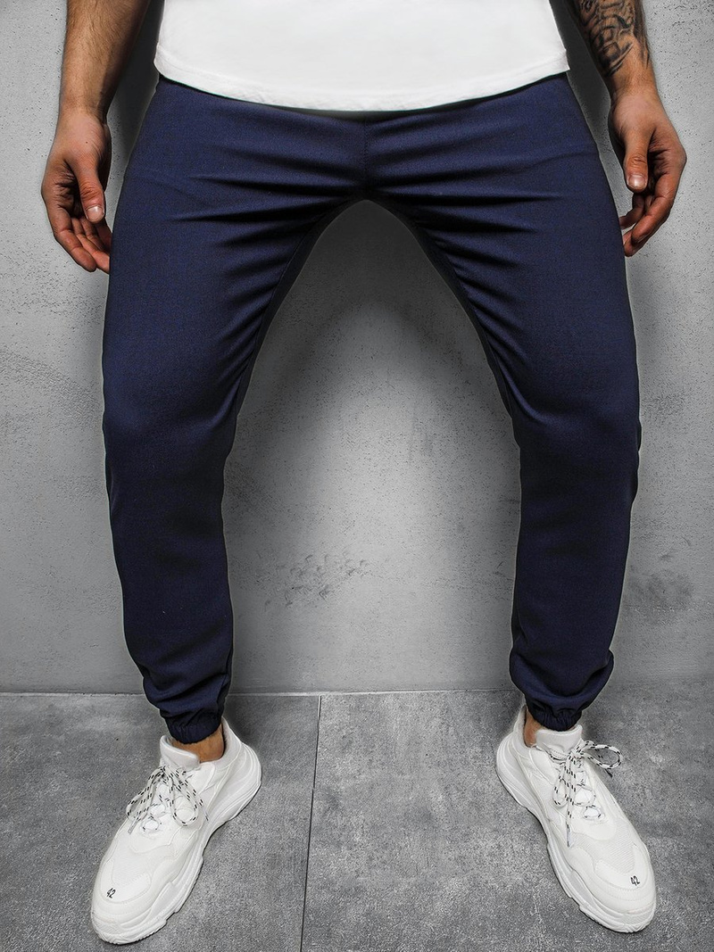 Pantalon Chino Homme Bleu foncé OZONEE DJ/5539