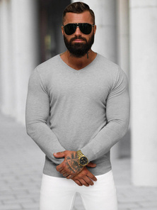 Pullover Homme Gris OZONEE NB/MMB601/2Z