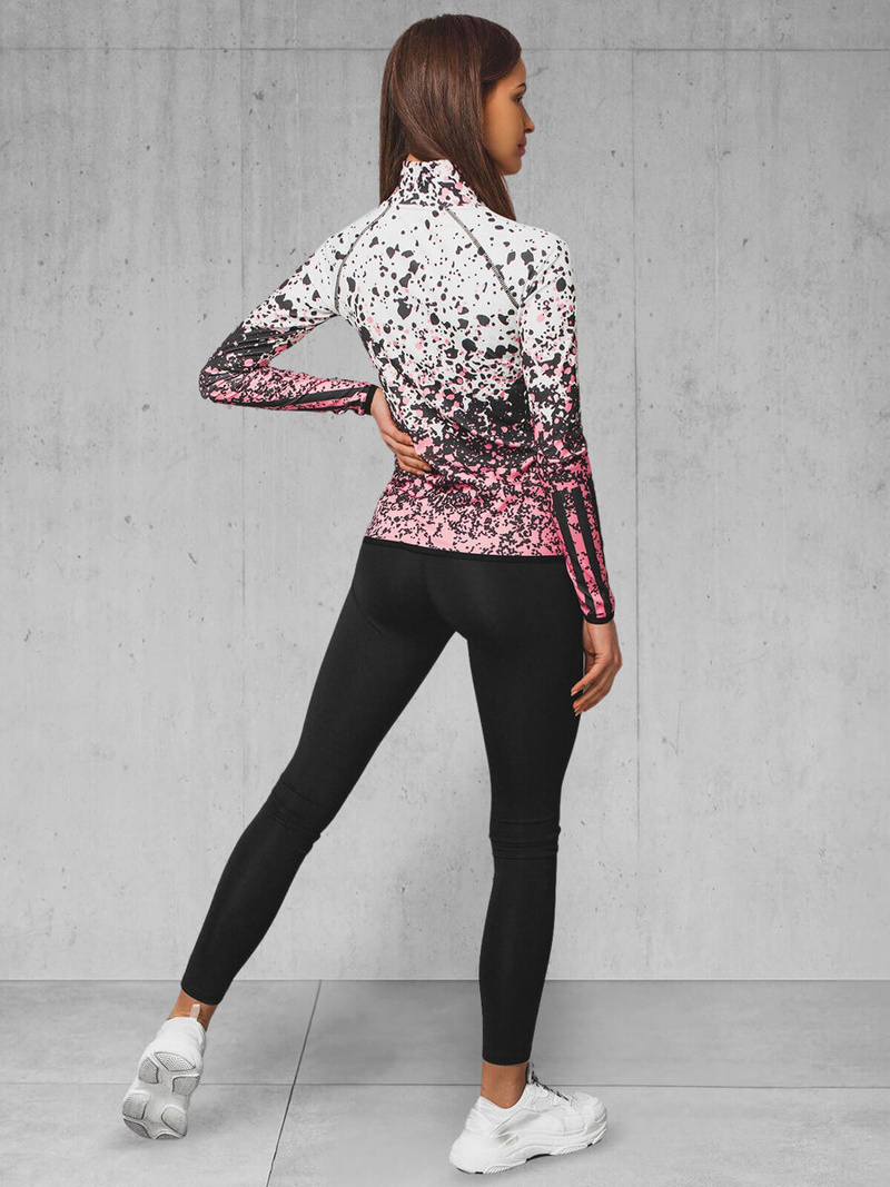 Ensemble de survêtement deux pièces rose clair OZONEE O/20401Z