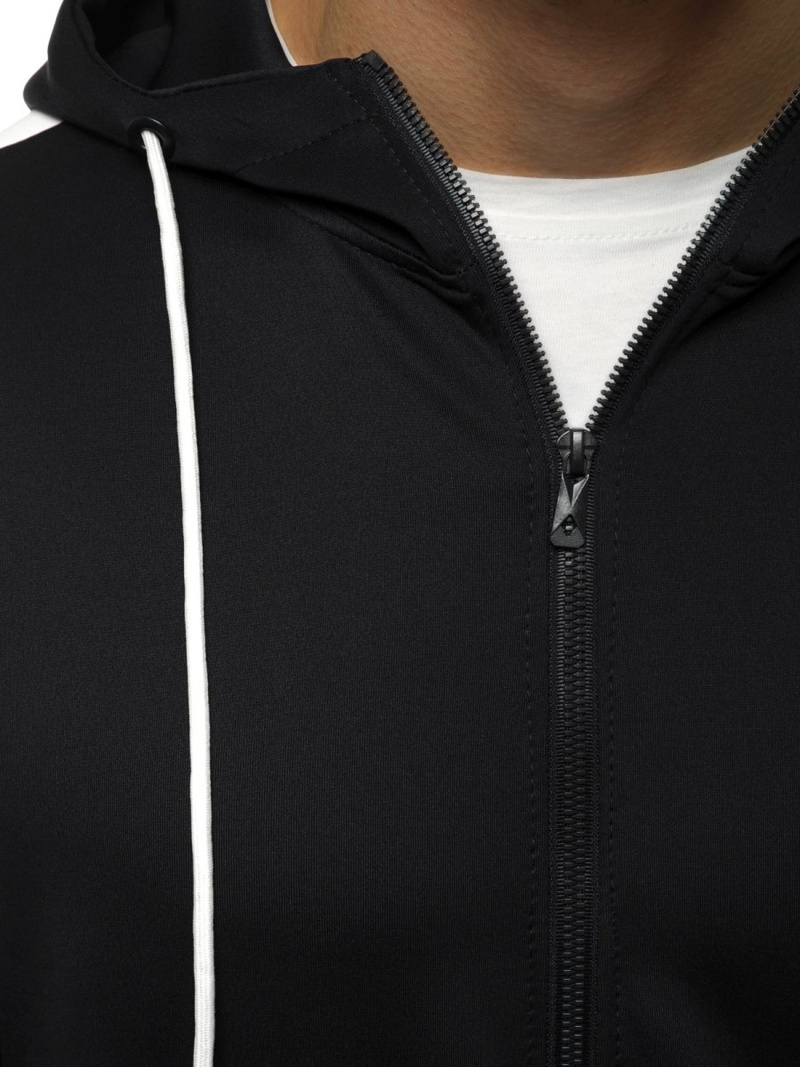 Sweatshirt Homme Noir OZONEE JS/99005