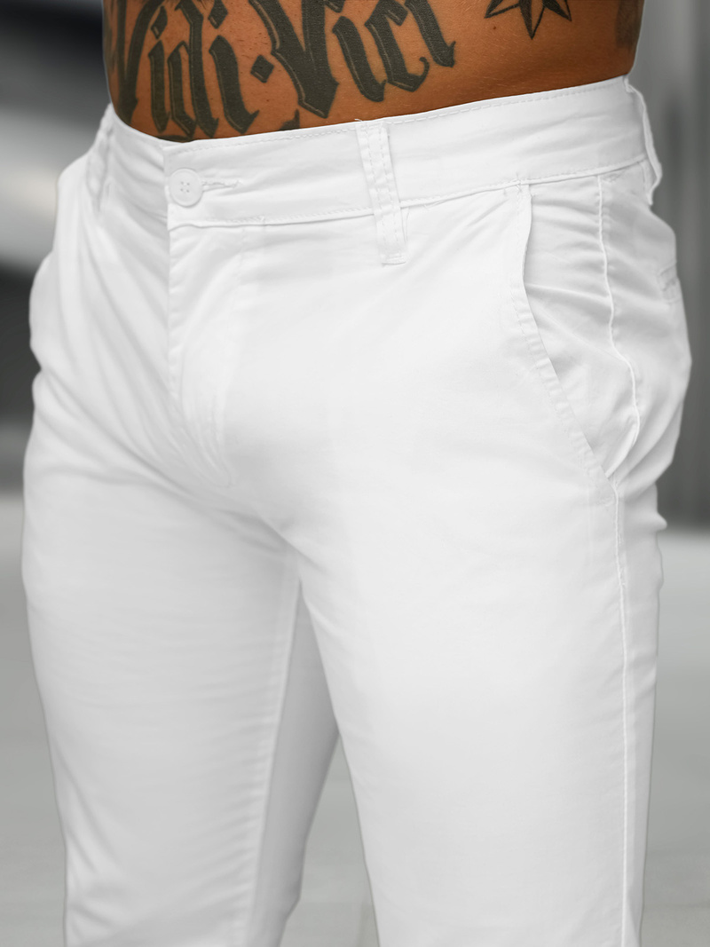 Pantalon Homme Blanc OZONEE BL/SK222/2