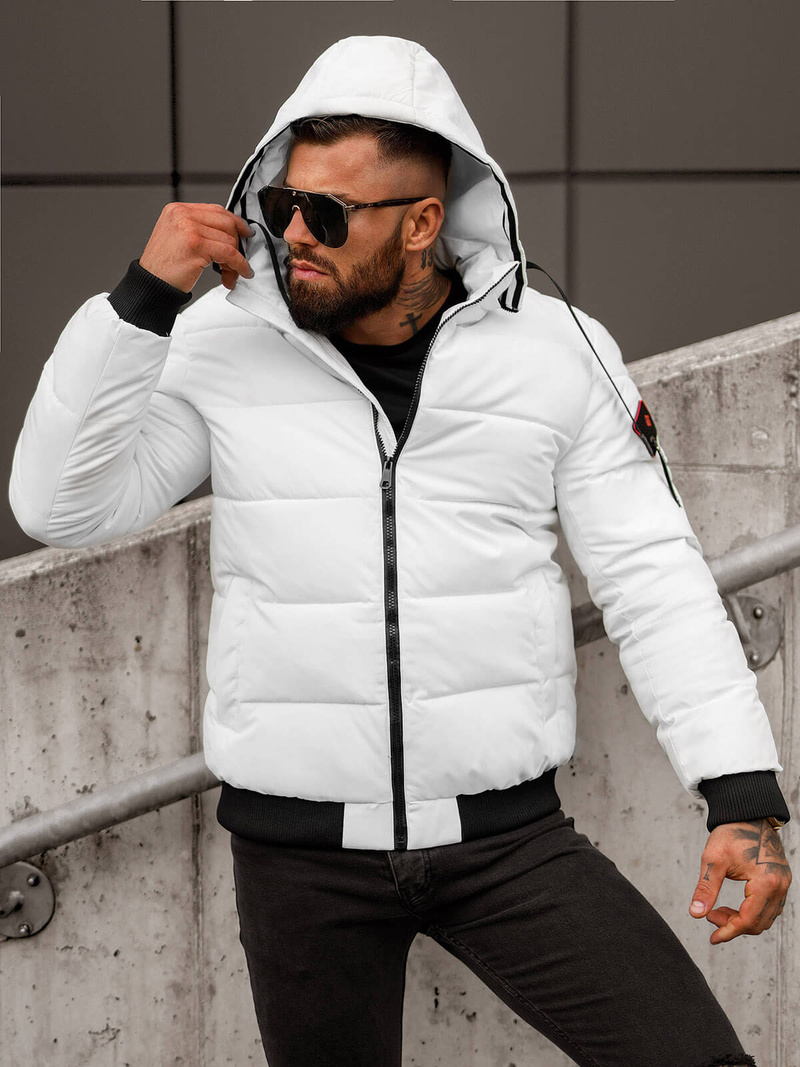 Veste D'hiver Blanc OZONEE JS/31M5031/281