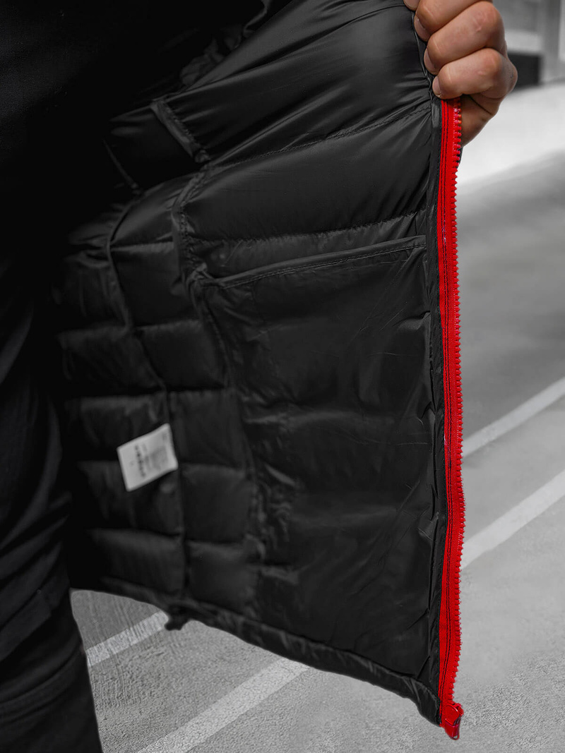 Veste Homme Noir/2 OZONEE JB/JP1111