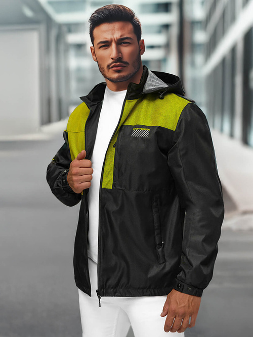 Veste Homme Noir OZONEE JS/22M311/392Z