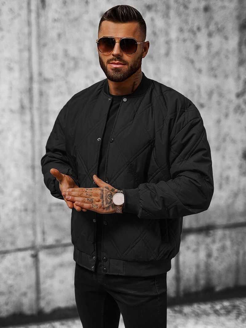 Veste Homme Noir OZONEE JS/84M3020/392