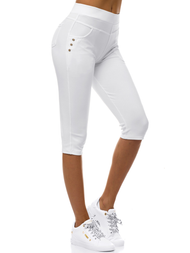 Legging femme Blanc OZONEE JS/1041/A11