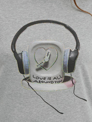 T-shirt femme gris OZONEE DJ77806