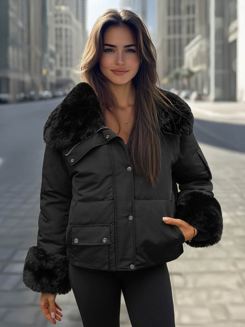 Veste Femme Noir OZONEE O/H833Z