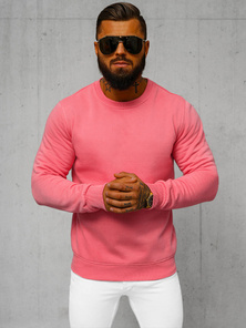 Sweatshirt Homme Rose OZONEE JS/2001-10Z