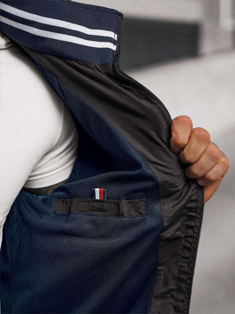 Veste Homme Noir OZONEE JS/5M3101/392Z