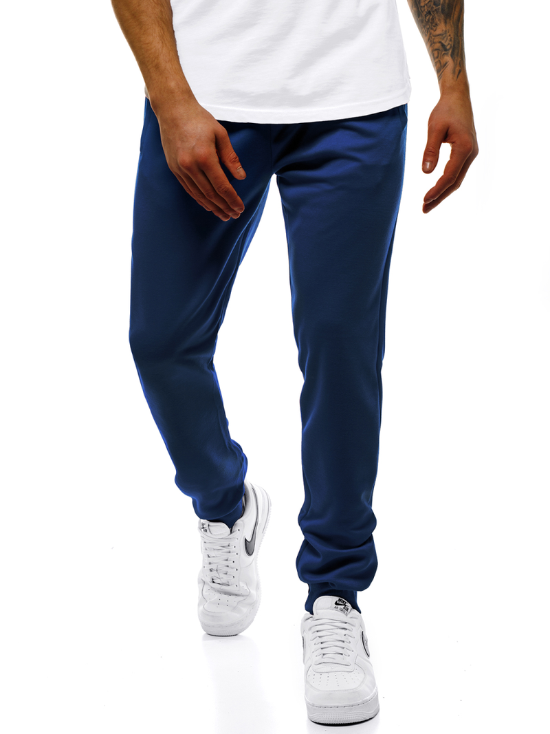 Pantalon de survêtement Homme Bleu foncé OZONEE JS/JZ11001