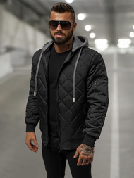 Veste Homme Noir OZONEE JS/8M986/392
