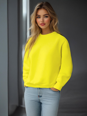 Sweat femme Néon Jaune OZONEE JS/W01Z