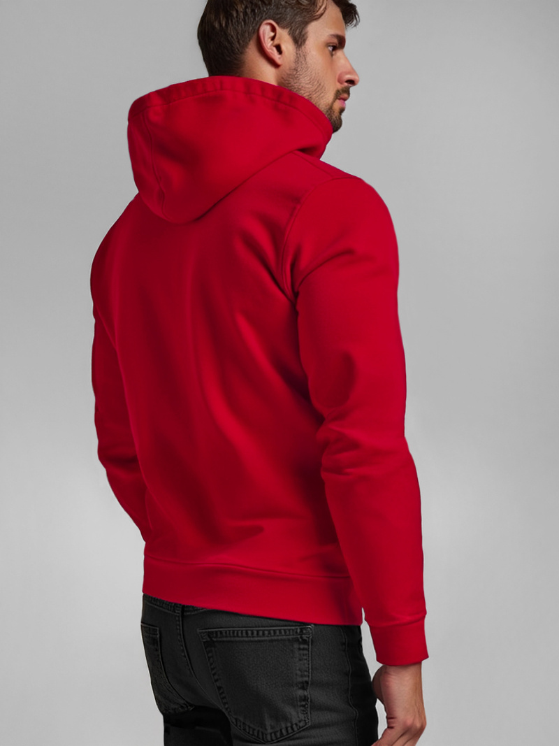Sweatshirt Homme rouge foncé OZONEE JS/2009Z