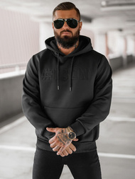 Sweatshirt à capuche homme noir OZONEE JS/27B6502/3Z