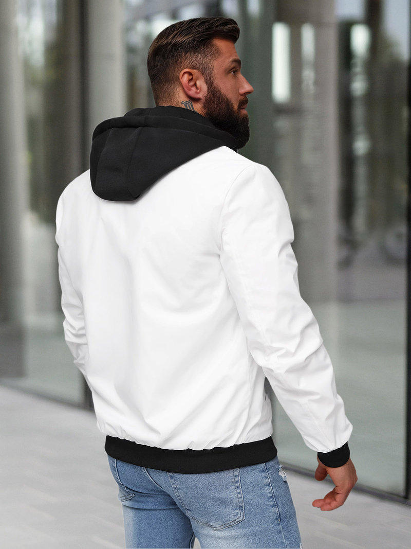 Veste Homme Blanc OZONEE JS/62M9502/281